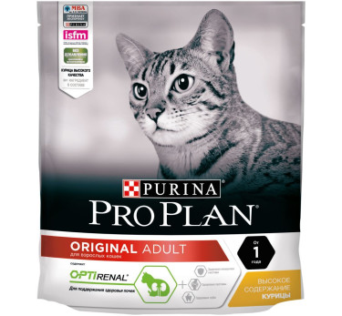 ПРО ПЛАН Сухой корм для взрослых кошек Purina Pro Plan Adult, курица